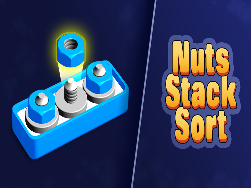 Xogo Nuts Stack Sort: Nuts & Bolts en liña