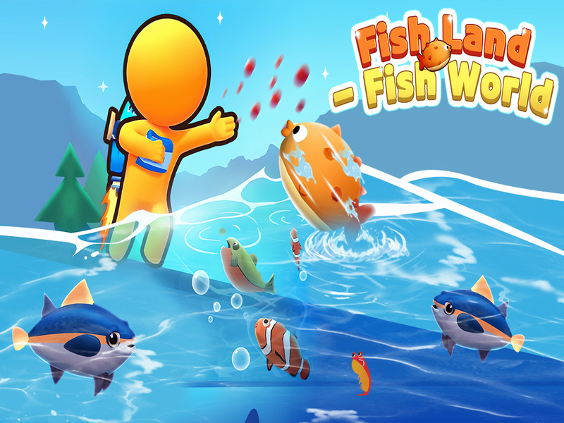 Xogo Fish Land Fish World en liña