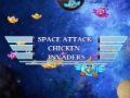 Xogo Ataque Espacial: Invasores de Pollo en liña