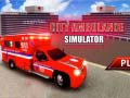 Xogo Simulador de Ambulancia da Cidade en liña