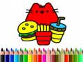 Xogo Volta á Escola: Pintura de Gatiños Macos en liña