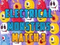 Xogo Monstros Eléctricos: Match 3 en liña