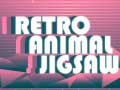 Xogo Puzle de Animais Retro en liña
