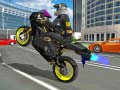 Xogo Simulador de acrobacias de superhéroe en moto en liña