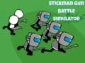 Xogo Simulador de Batalla Stickman con Armas en liña
