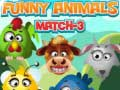 Xogo Animais Graciosos Match 3 en liña