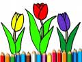 Xogo Volta á escola: Libro de colorear de primavera en liña
