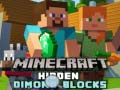 Xogo Bloques de diamante escondidos en Minecraft en liña