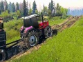 Xogo Simulador de tren tirado por tractor con cadea real en liña