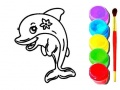 Xogo Libro de Colorear Delfíns en liña