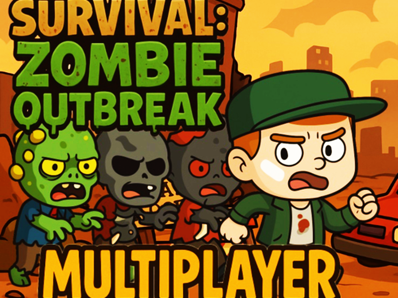 Xogo Multijugador de brote de zombies de supervivencia en liña