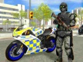 Xogo Simulador de Moto de Policía na Cidade en liña