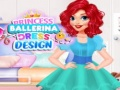 Xogo Deseño de Vestidos de Princesa Bailarina en liña