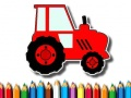 Xogo Pintura Fácil para Nenos - Tractor en liña