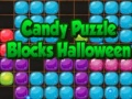 Xogo Bloques de Puzle de Caramelo Halloween en liña