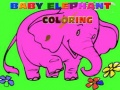Xogo Pintanza do Elefante Bebé en liña