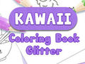 Xogo Libro de colorear Kawaii con purpurina en liña