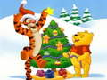 Xogo Puzzle de Nadal de Winnie the Pooh en liña