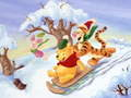 Xogo Winnie o Pooh: Rompecabezas de Nadal 2 en liña