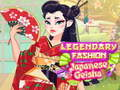 Xogo Moda lendaria da geisha xaponesa en liña