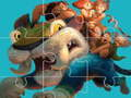 Xogo Puzzle dos Croods en liña