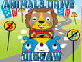 Xogo Animais Conducindo Puzzle en liña
