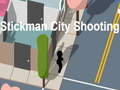 Xogo Disparo na cidade Stickman en liña
