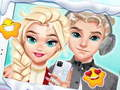 Xogo Pareja #Selfie Traxe de Inverno en liña