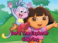 Xogo Colorear con Dora a Exploradora en liña