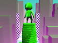 Xogo Torre de cores apilada 3D-Correndo Torre surfista cúbico en liña