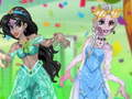 Xogo Princesa Zombis Graciosos Diversión de Abril en liña