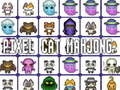 Xogo Gato Pixel Mahjong en liña