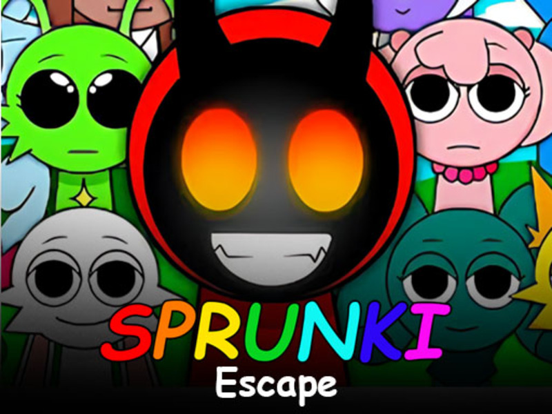 Xogo Escape Sprunki 3D en liña
