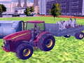 Xogo Simulador de lixo de tractor 3D na cidade en liña