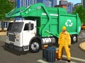 Xogo Simulador de Tractores Limpiadores de Cidade 3D en liña