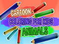 Xogo Libro de Colorear de Debuxos Animados para Nenos Animais en liña