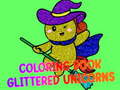 Xogo Libro de colorear Unicornios Brillantes en liña