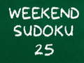 Xogo Sudoku de fin de semana 25 en liña