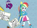 Xogo Libro de Colorear Equestria Girls en liña