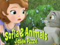 Xogo Sofía e os animais Puzzle en liña