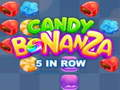 Xogo Candy Bonanza: 5 en Filas en liña