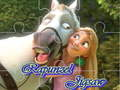 Xogo Puzzle de Rapunzel en liña