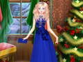 Xogo Elsa Frozen: Vestir de Nadal en liña