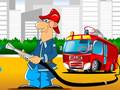 Xogo Diferencias en Camións de Bombeiros en liña