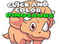 Xogo Fai clic e Colorea Dinosaurios en liña
