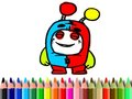 Xogo De volta á escola: Libro de colorear OddBods en liña