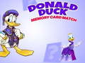 Xogo Xogo de Memoria de Donald Duck en liña