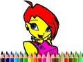Xogo Libro de Colorear Volta ao Colexio Sorrisos en liña