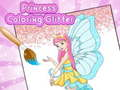 Xogo Princesa Pintura Glitter en liña