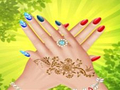 Xogo Arte das Uñas da Primavera en liña